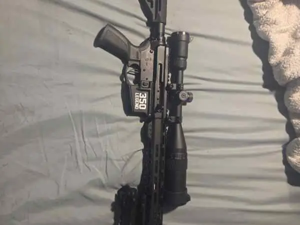 350 Legend AR build side charging 16in with ammo