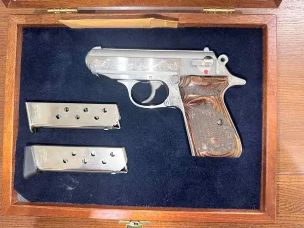 WaltherPPK/S Factory Engraved in Presentation Case