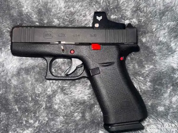 Glock 43x w optic and bersa bc9