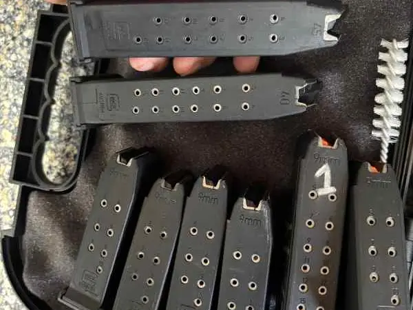 Glock mags, ammo and bayonet