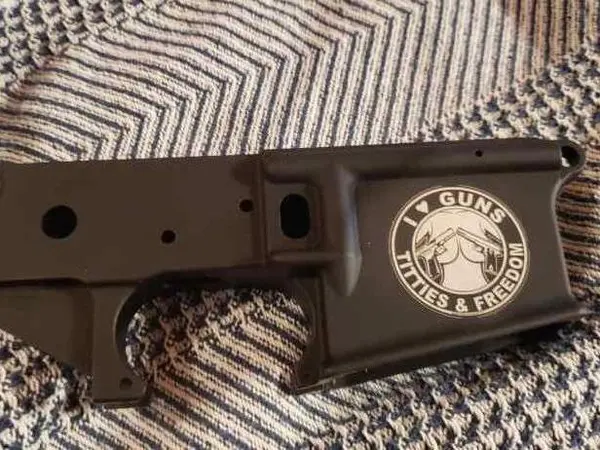 New engraved stripped Ar 15 lower