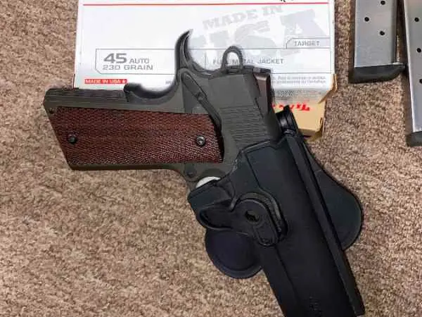 Springfield Armory 1911 45 with Ammo and Holster