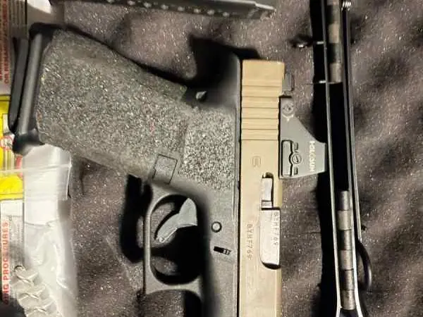 Glock 43x with 407k red dot