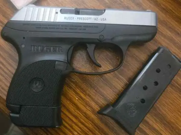 Ruger LCP 380 stainless slide