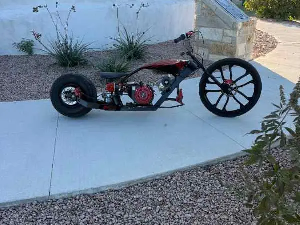 Minibike with supercharger