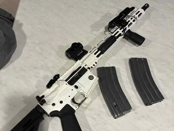 Ar-15 with accessories