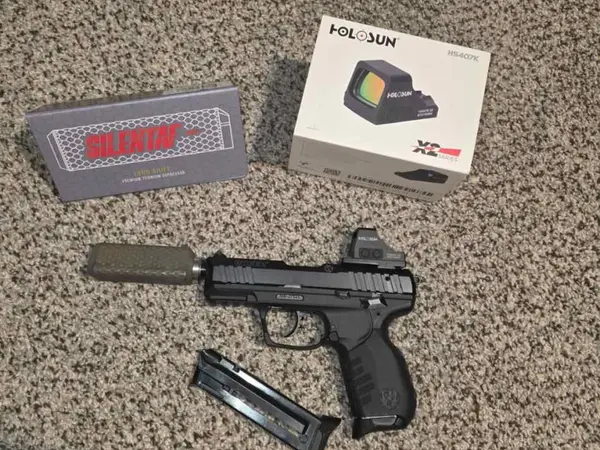 Ruger SR22 W/Suppressor For Sale