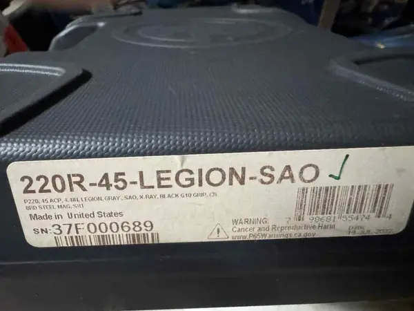 Sig Sauer P220 Legion SAO 45ACP