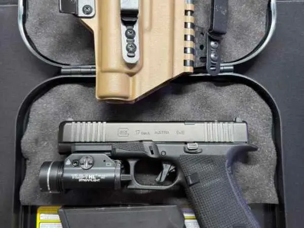 Glock 17 Gen 6 MOS With T.Rex Holster & TLR 1 HL
