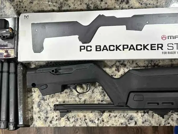 Ruger PC Carbine magpul backpacker stock.