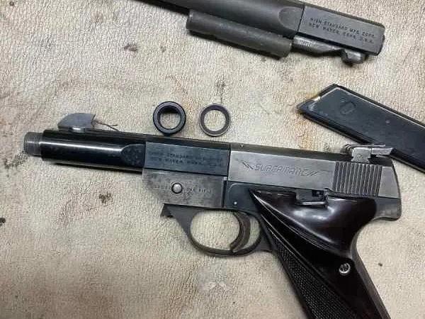 High Standard Supermatic w threaded barrel