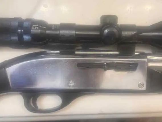 Remington 66 Apache LR .22 Black w Diamond & scope