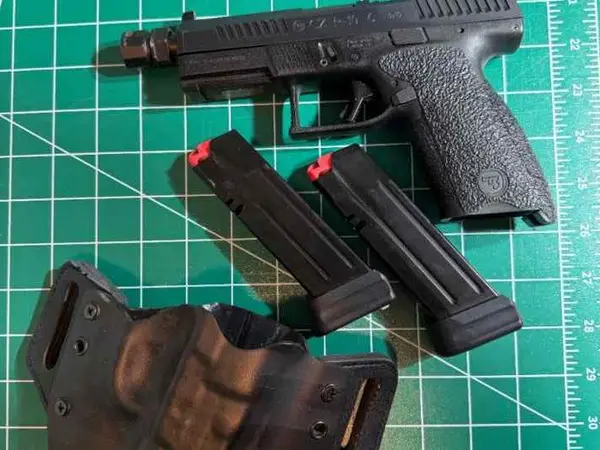 CZ P10C Threaded w Comp & Suppressor Height Sights