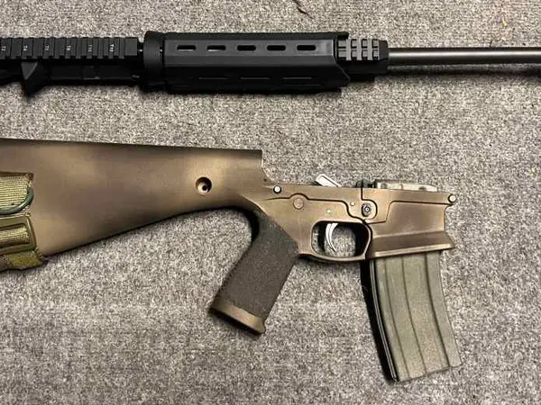 300 BLK AR15 rifle