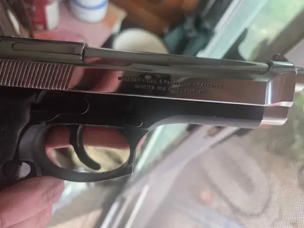 Beretta 92f chrome and mirror polished