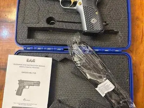 Girsan MC P35 HighPower Chrome With Gold Accents