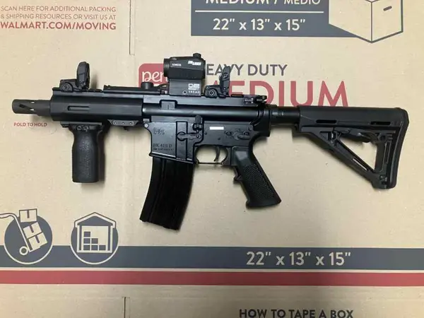 AR15 AR 15 SBR 5.56 Nato ARP with Red Dot