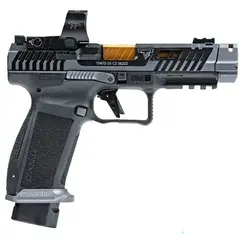 Canik TTI Combat 9mm, 4.6" Barrel, Smoke Gray, MeCanik MO3 - photo 1