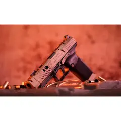 Canik TTI Combat 9mm, 4.6" Barrel, TTI Bronze - photo 1