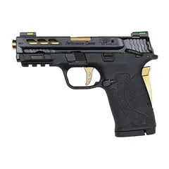 Smith & Wesson PC M&P380 Shield EZ M2.0 380 ACP, 3.8" Barrel, Gold/Black - photo 1