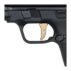 Smith & Wesson PC M&P380 Shield EZ M2.0 380 ACP, 3.8" Barrel, Gold/Black - photo 3