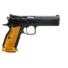 CZ TS 2 Orange 9mm Luger 5.2" Barrel, Black/Orange - photo 2