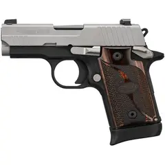 SIG Sauer P938 Micro 9mm, 3" Barrel, Rosewood Grips, 2-Tone - photo 3