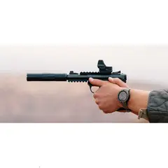 RXD22TI 22LR/5.7 Silencer w/RXD674 1/2"-28 Muzzle Brake BLK - photo 1