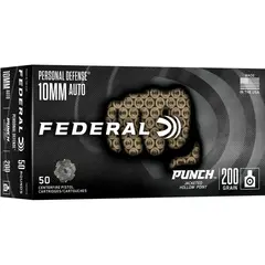Federal Personal Defense Punch 10mm Auto 200gr JHP 1100 FPS 50/Box - photo 1