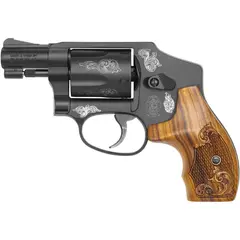 Smith & Wesson Model 442 Engraved J-Frame .38 S&W Special, 1.88" Barrel, Wood - photo 6