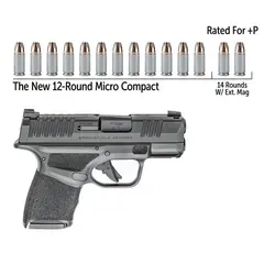 Springfield Armory Hellcat Micro Comp OSP 9mm, 3" Barrel, Black, Night Sights - photo 1