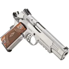 Smith & Wesson SW1911TA E-Series Tactical Rail 45 ACP, 5" Barrel, SS/Wood - photo 1