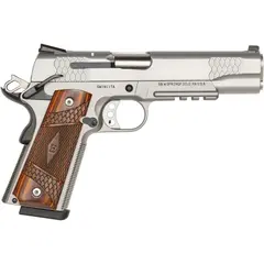 Smith & Wesson SW1911TA E-Series Tactical Rail 45 ACP, 5" Barrel, SS/Wood - photo 2