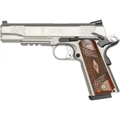 Smith & Wesson SW1911TA E-Series Tactical Rail 45 ACP, 5" Barrel, SS/Wood - photo 3