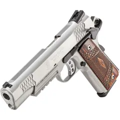 Smith & Wesson SW1911TA E-Series Tactical Rail 45 ACP, 5" Barrel, SS/Wood - photo 6