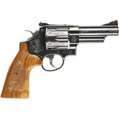 Smith & Wesson Model 29 Engraved N-Frame 44 Magnum, 4" Barrel, Black/Wood - photo 1