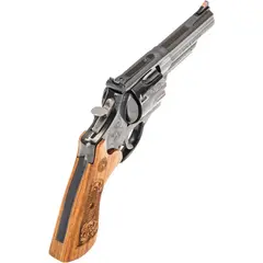 Smith & Wesson Model 29 Engraved N-Frame 44 Magnum, 4" Barrel, Black/Wood - photo 3