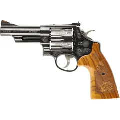 Smith & Wesson Model 29 Engraved N-Frame 44 Magnum, 4" Barrel, Black/Wood - photo 6