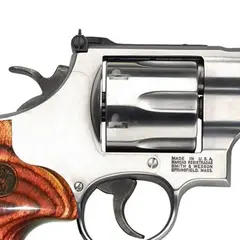 Smith & Wesson Model 629 Deluxe N-Frame 44 Magnum, 3" Barrel, Stainless/Wood - photo 3