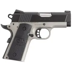 Colt Defender 45 ACP 3" Two-Toned Blued, Black Grip - photo 1
