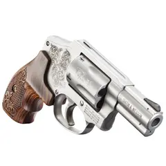 Smith & Wesson Model 640 Engraved .357 Magnum, 2.125" Barrel, Stainless/Wood - photo 1