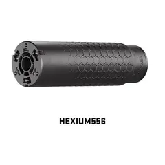 HEXIUM 5.56mm Titanium HUB Direct Thread Suppressor Black - photo 1