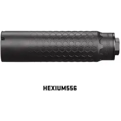 HEXIUM 5.56mm Titanium HUB Direct Thread Suppressor Black - photo 2