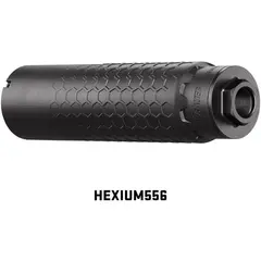 HEXIUM 5.56mm Titanium HUB Direct Thread Suppressor Black - photo 3