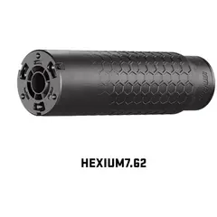 HEXIUM 7.62mm HUB Direct Thread Suppressor Black - photo 1