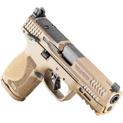 Smith & Wesson M&P 9 M2.0 Comp OR 9mm, 4" Barrel, FDE, Safety - photo 1
