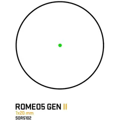 Romeo5 GEN II Compact 1x20mm 2 MOA Green Dot Black - photo 7