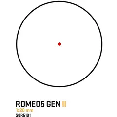 Romeo5 GEN II Compact 1x20mm 2 MOA Red Dot Black - photo 7