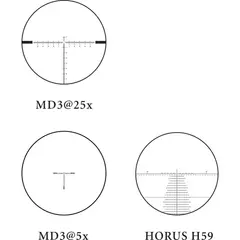 Vudu 5-25x50mm FFP Illuminated MD4 MOA Reticle Tan - photo 6
