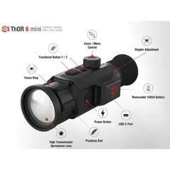 ThOR 6 Mini 2.5-20x 384×288 Res Compact Thermal Rifle Scope - photo 8
